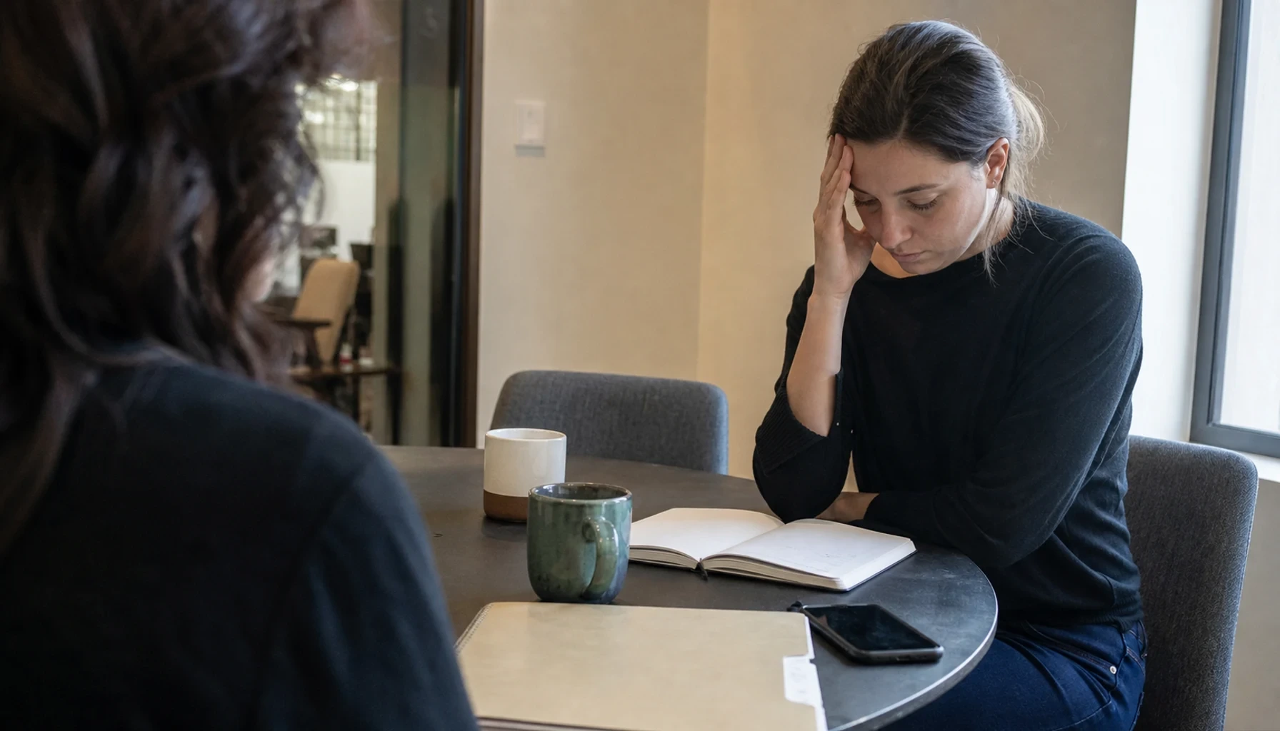 Visuel éditorial photoréaliste sur Quand le coaching en développement personnel devient une emprise, rubrique Bien-être pour Managerhumain